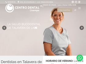 'dentistatalavera.es' screenshot