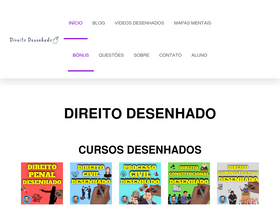 'direitodesenhado.com.br' screenshot
