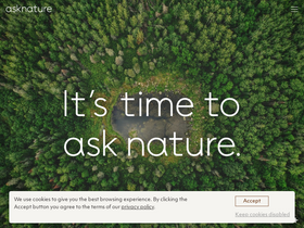 'asknature.org' screenshot