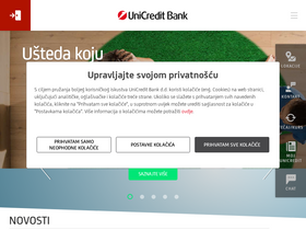 'unicredit.ba' screenshot