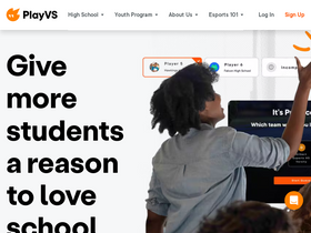 'playvs.com' screenshot