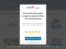 'capitaloneshopping.com' screenshot