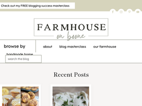 'farmhouseonboone.com' screenshot