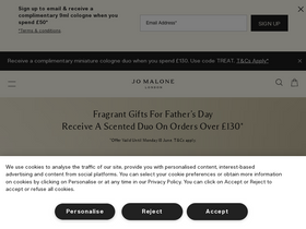 'jomalone.co.uk' screenshot