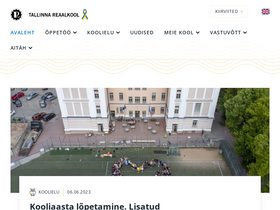 'reaalkool.real.edu.ee' screenshot