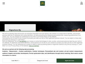 'mcdonalds.fr' screenshot