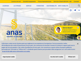 'stradeanas.it' screenshot