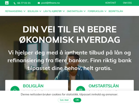 'tfinans.no' screenshot