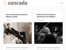 'zancada.com' screenshot