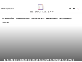 'thedigitallaw.com' screenshot