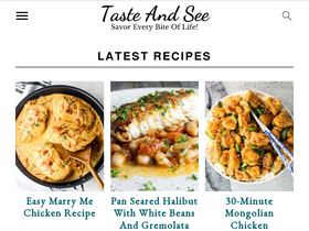 'tasteandsee.com' screenshot