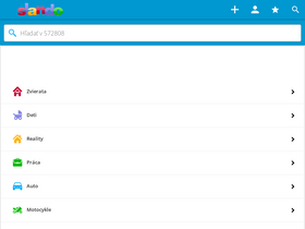 'slando.sk' screenshot