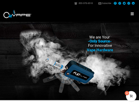 'o2vape.com' screenshot
