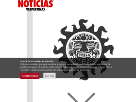 'noticiasvespertinas.com.mx' screenshot