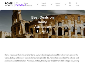 'tickets-rome.com' screenshot