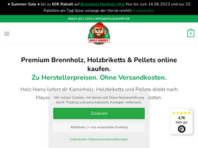 'holzharry.de' screenshot