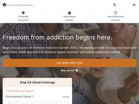 'americanaddictioncenters.org' screenshot