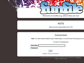 'funfile.org' screenshot