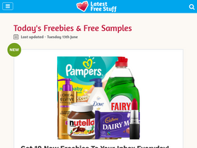 'latestfreestuff.co.uk' screenshot