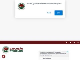 'explosaotricolor.com.br' screenshot