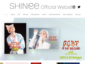 'shinee.jp' screenshot