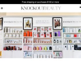 Knockout Beauty website screenshot