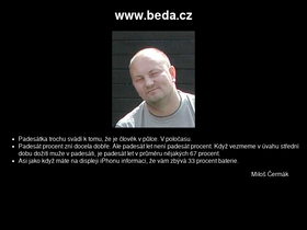 'beda.cz' screenshot