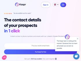 'kaspr.io' screenshot