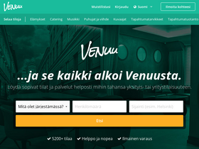 'venuu.fi' screenshot