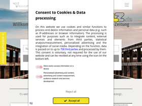 'lz-trauer.de' screenshot