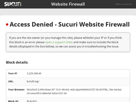 'bchafl.org' screenshot