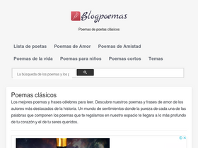 'blogpoemas.com' screenshot