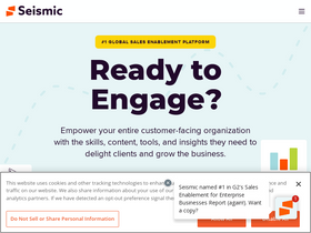 'seismic.com' screenshot