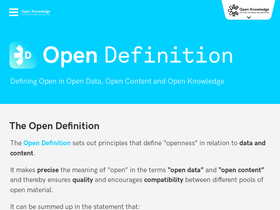 'opendefinition.org' screenshot