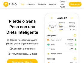 'fitia.app' screenshot