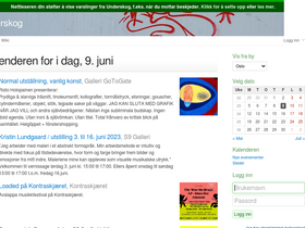 'underskog.no' screenshot