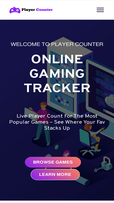 Live Player Count For Popular Online Games - PlayerCounter