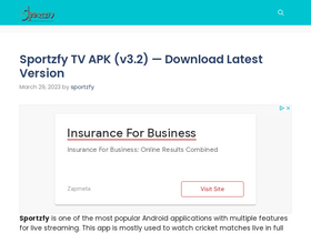 Sportzfy TV Apk Download (v4.4) For Android