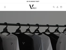 valiwear.shop homepage screenshot
