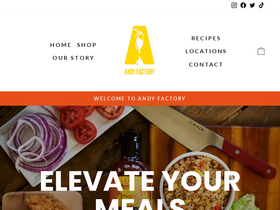andyfactory.com homepage screenshot