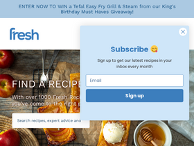 'fresh.co.nz' screenshot
