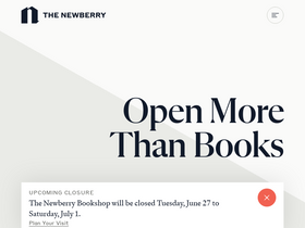 'newberry.org' screenshot