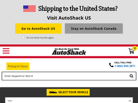 'autoshack.ca' screenshot