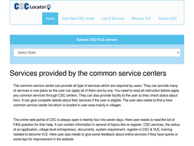 'csclocator.com' screenshot