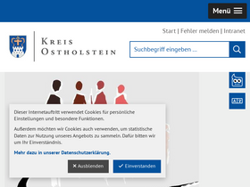 'klimaschutz.kreis-oh.de' screenshot