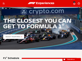 'f1experiences.com' screenshot