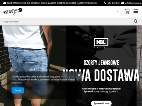'odziejsie.pl' screenshot