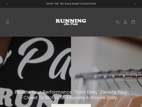 runningthefade.com homepage screenshot
