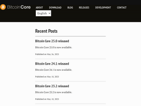 'bitcoincore.org' screenshot