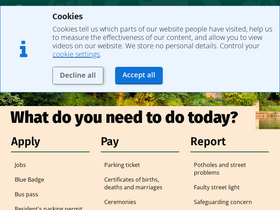 'oxfordshire.gov.uk' screenshot
